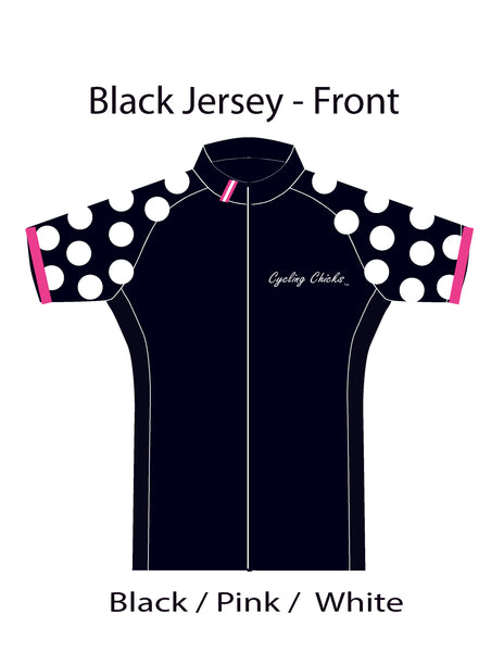 Pre-Order Cycling Chicks Polka Dot Jersey - $99(reg. $125 )
