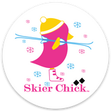 Skier Chick Sticker