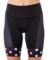 Cycling Chicks Ascent Polka Dot Shorts