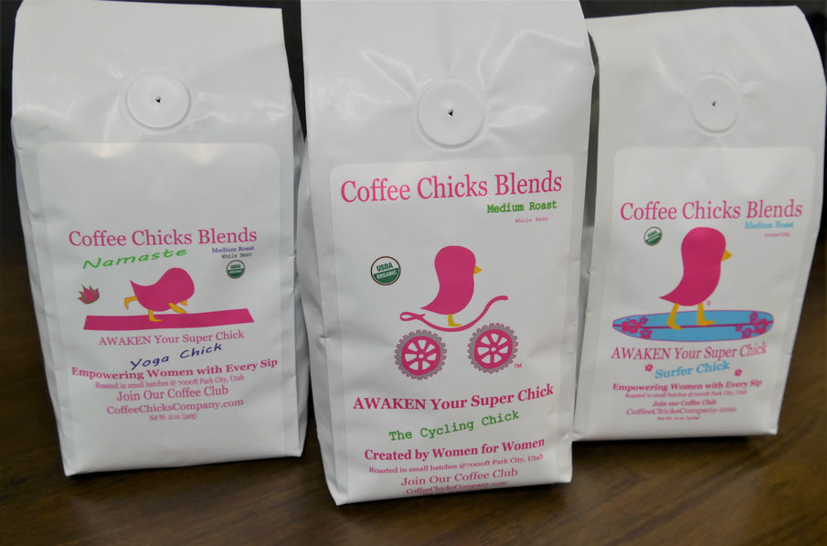 Coffee Chicks Blends Available at Cycling Chicks Boutique